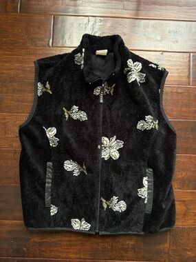 Vintage 90s Nanuk Flower Fleece Made in Canada